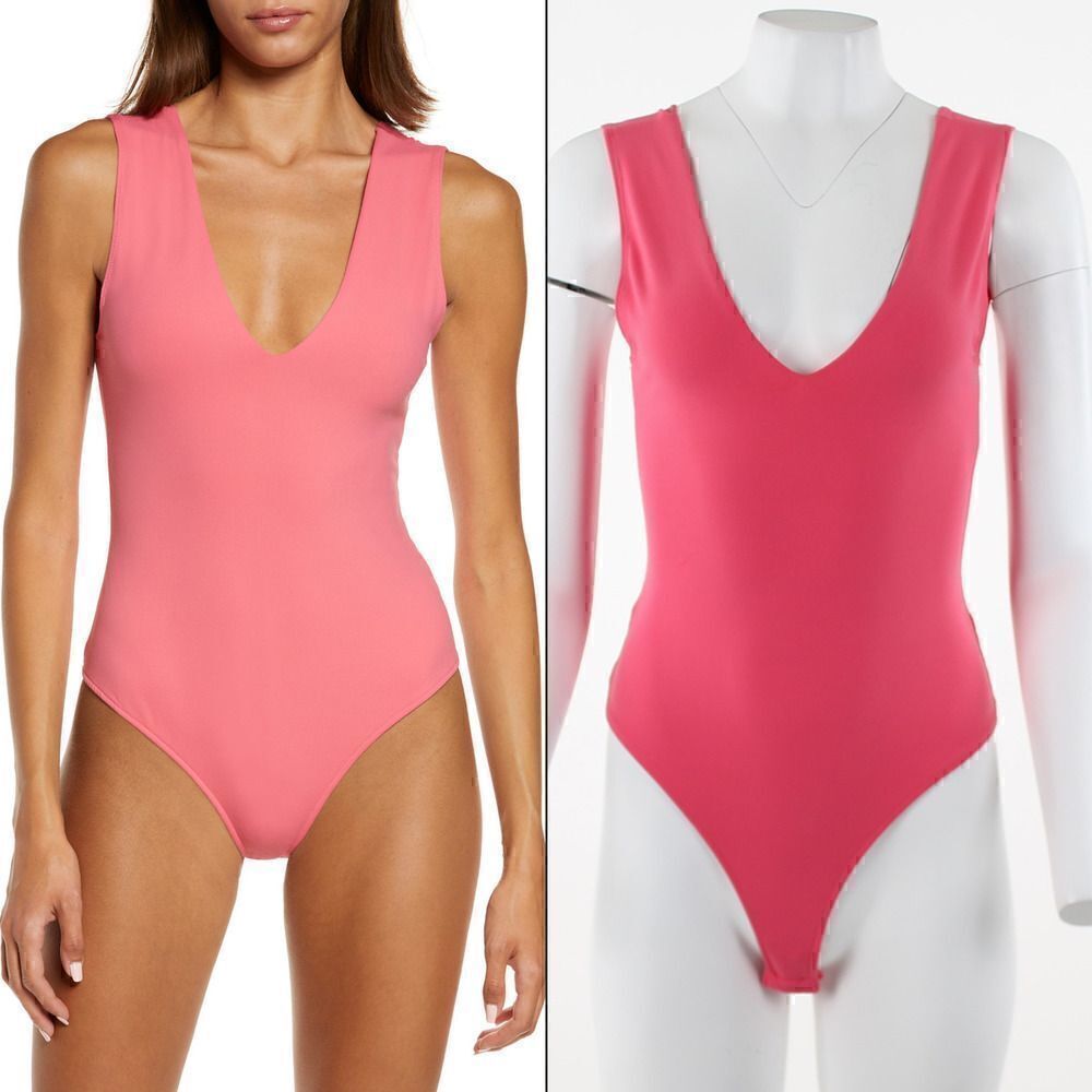 Free People Intimately FP Keep It Sleek Bodysuit in Electropop
